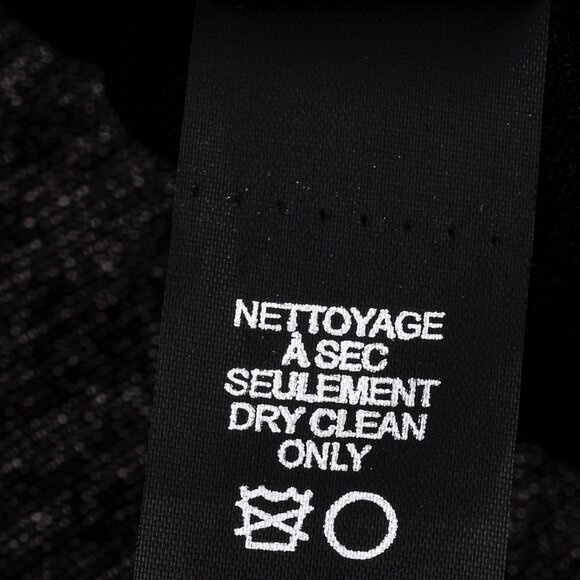 Marie Sainte Pierre Black Duster with Ruffle Edge Collar - Picture 10 of 10